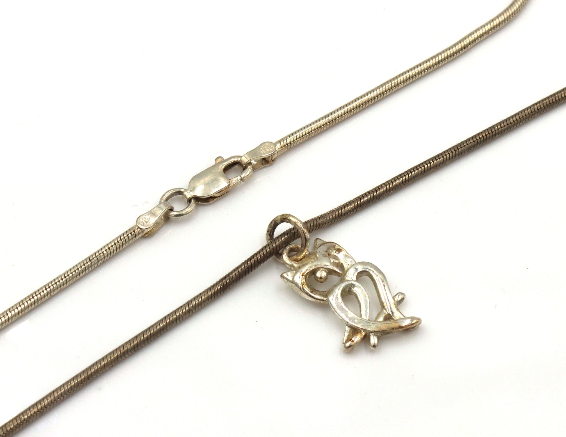 Group lot of 5 Vintage 925 sterling silver necklaces