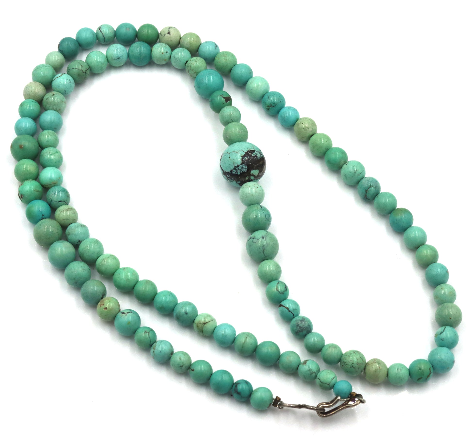 Turquoise beaded necklace