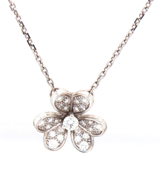 Van Cleef & arpels Frivole mini diamond pendant