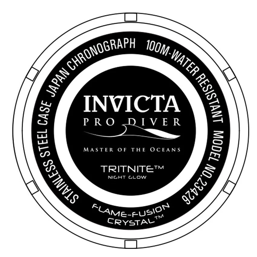 Invicta Men's Pro Diver Quartz Multifunction Blue Dial Watch