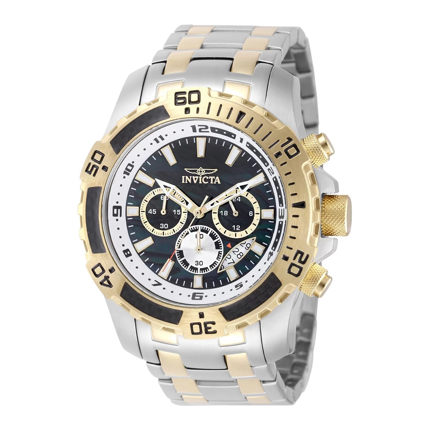 Invicta Men's Pro Diver Quartz VD53 Black Dial Watch