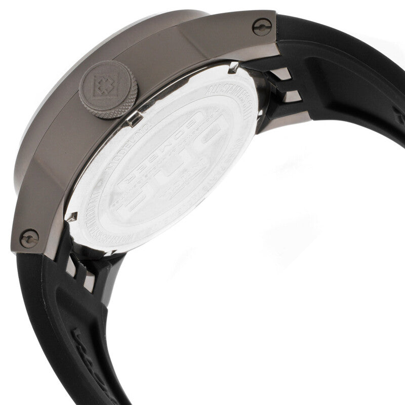 Invicta DNA Titanium Men's Watch with Silver Dial and Black Silicone Strap