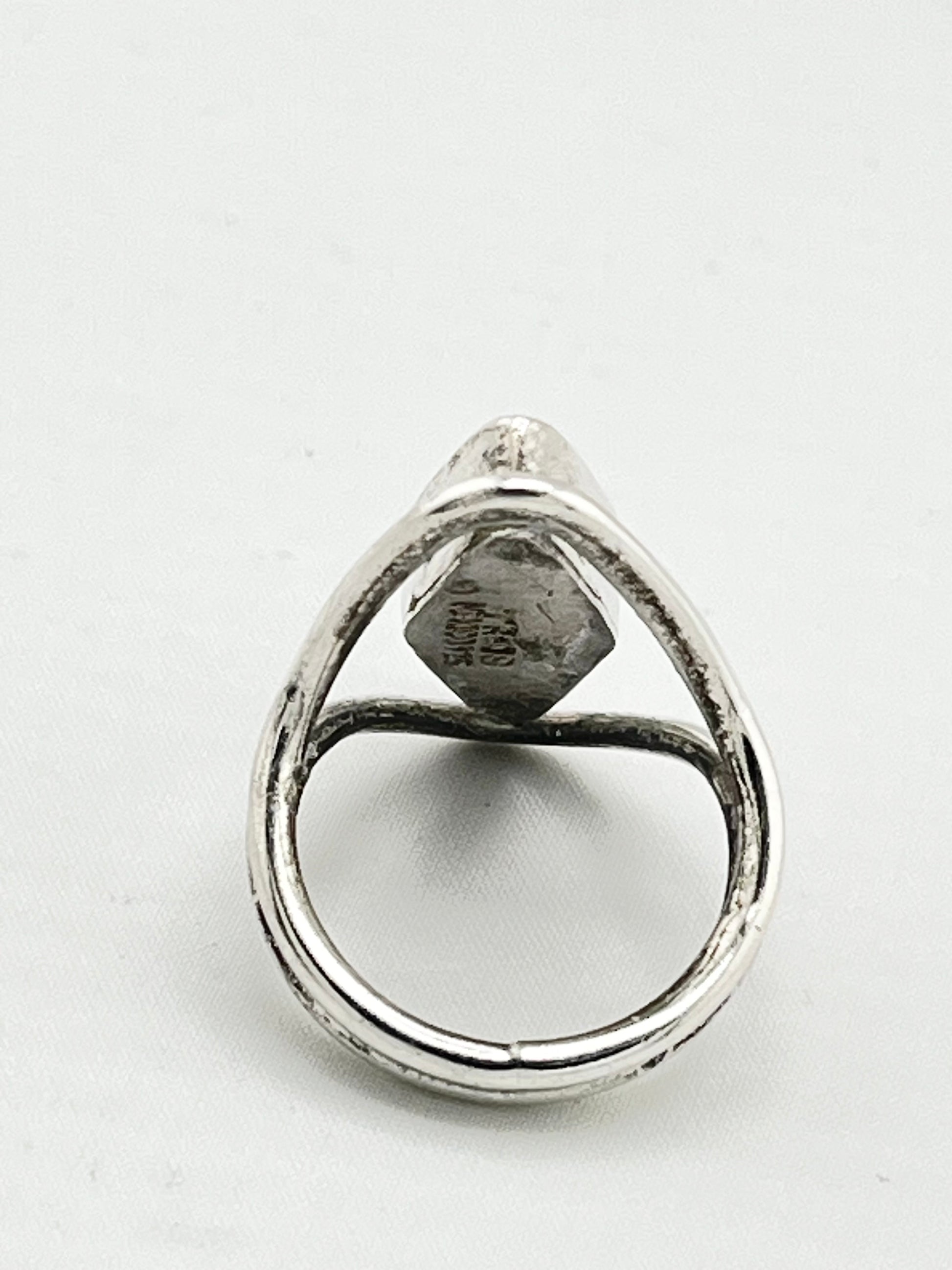 925 Sterling Silver Vintage Southwestern Turquoise Ring