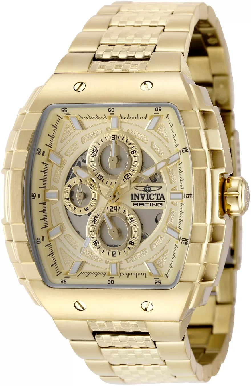 Invicta Men's S1 Rally Quartz VH67 Gold Dial Watch