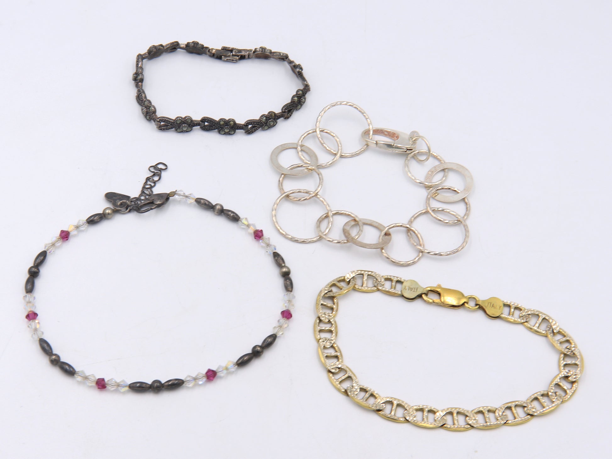 Group Lot of  Vintage 925 Sterlng Silver Jewelry