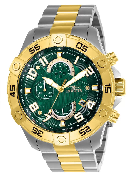 Invicta Men's 26099 S1 Rally Quartz Multifunction Green Dial Watch