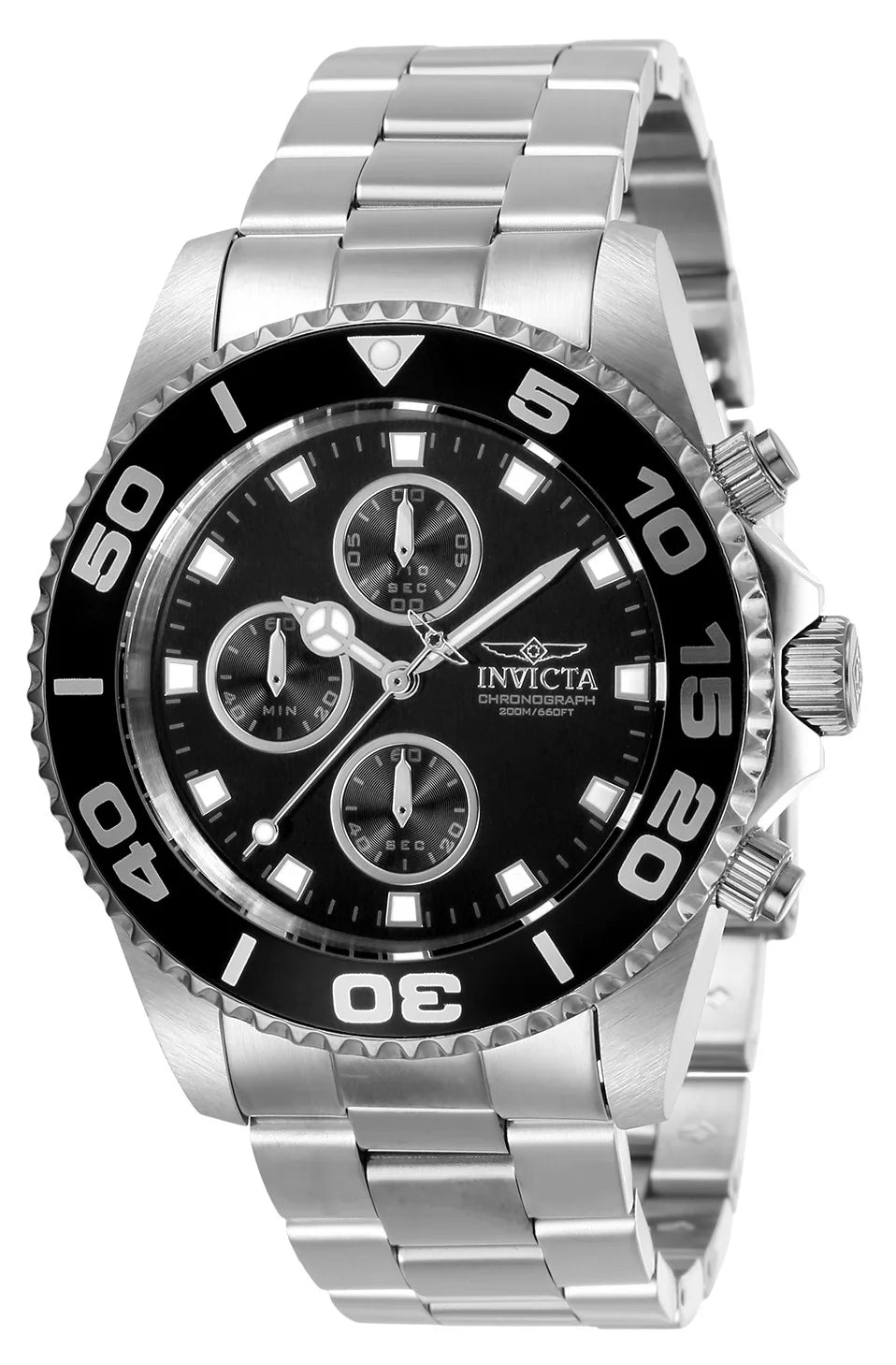 Invicta Men's 28689 Pro Diver  Quartz Multifunction Black Dial Watch