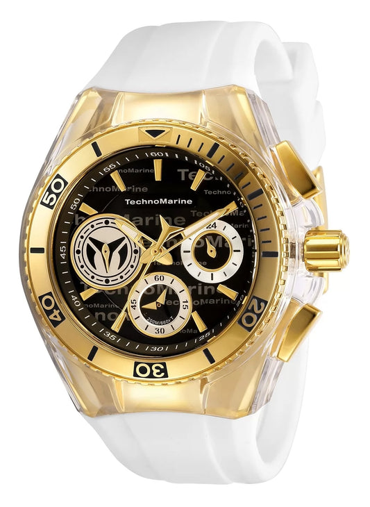 Technomarine Women's TM-118134 Cruise Quartz Chronograph Grey, Black Dial Watch