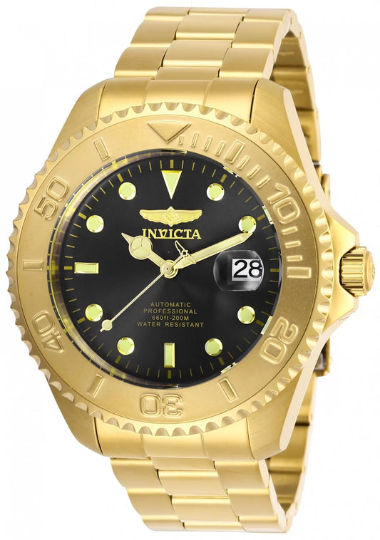 Invicta Men's 28952 Pro Diver Automatic 3 Hand Charcoal Dial Watch