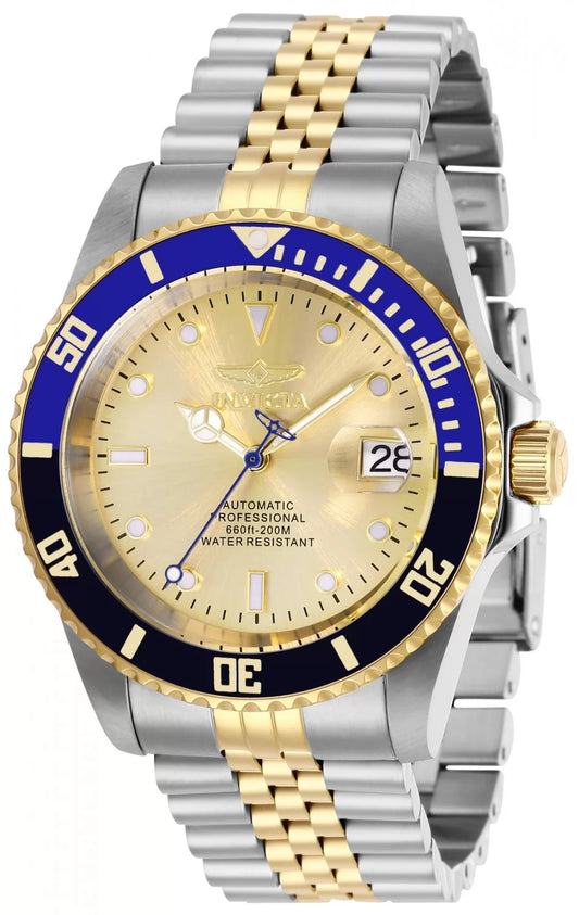 Invicta Women's 29181 Pro Diver Automatic 3 Hand Gold Dial Watch