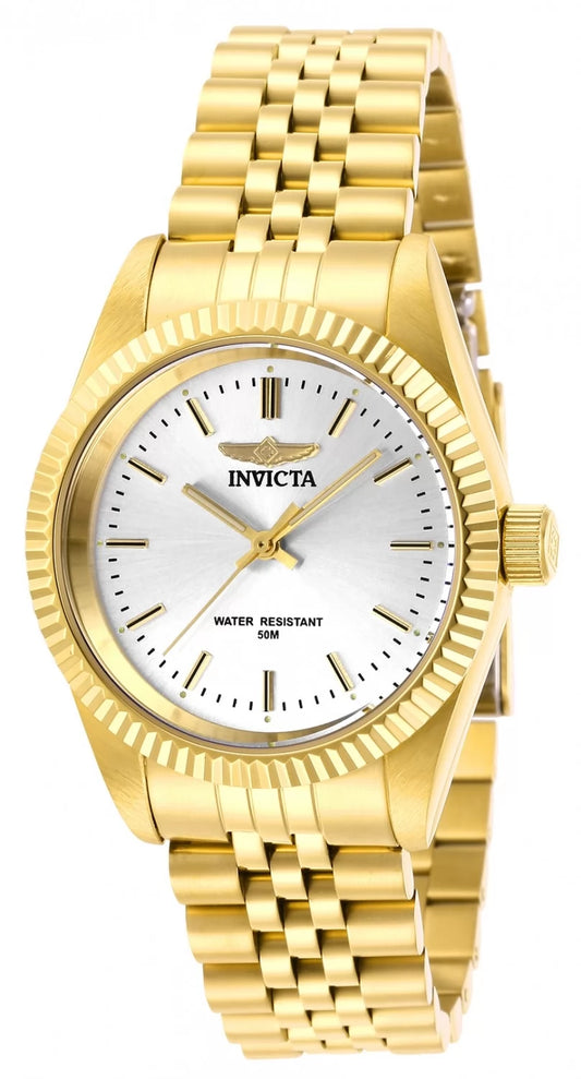 Invicta Women's 29407 Specialty Quartz 3 Hand Silver Dial Watch