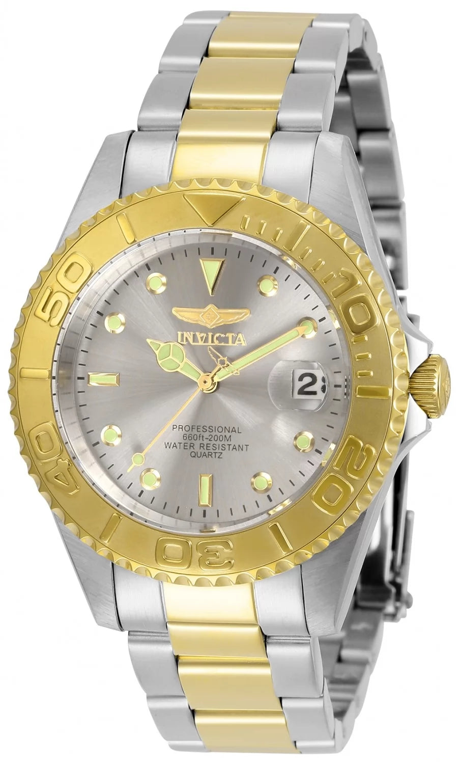 Invicta Men's 29943 Pro Diver  Quartz 3 Hand Grey Dial Watch