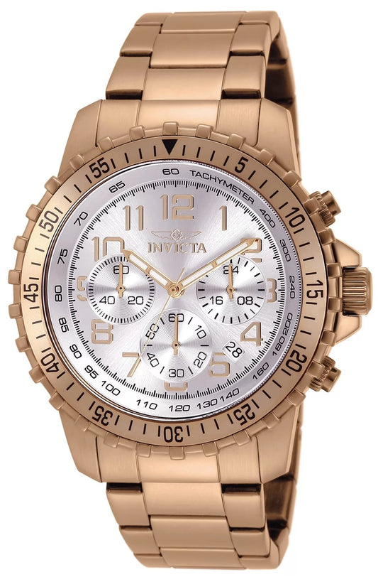 Invicta Men's 11368 Specialty Quartz Chronograph Silver Dial Watch