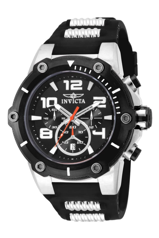 Invicta Men's 17202 Speedway Quartz Chronograph Black Dial Watch