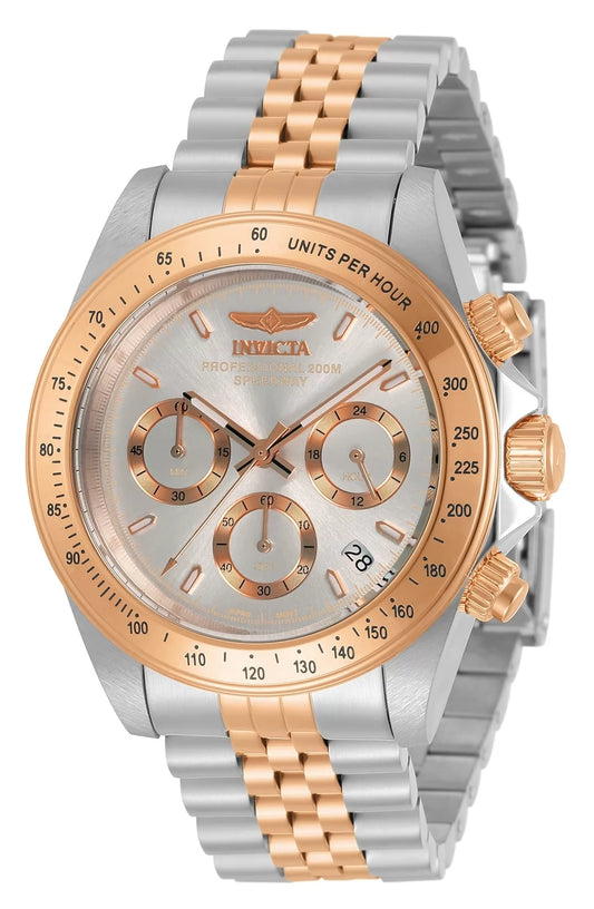 Invicta Men's 30995 Speedway Quartz Chronograph Silver Dial Watch