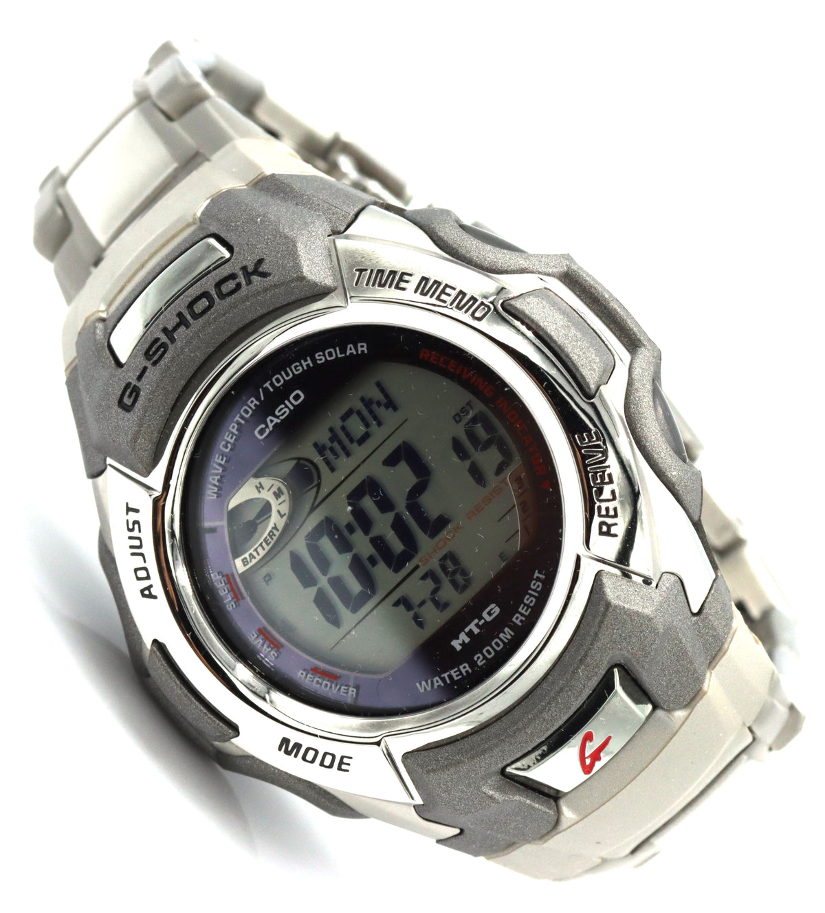 Casio Men's G shock stainless steel tough solar automatic digital watch