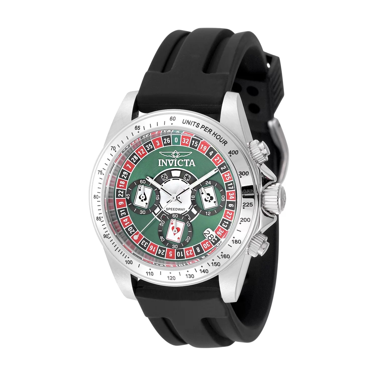 Invicta Men's Speedway Quartz VD53 Green Dial Watch