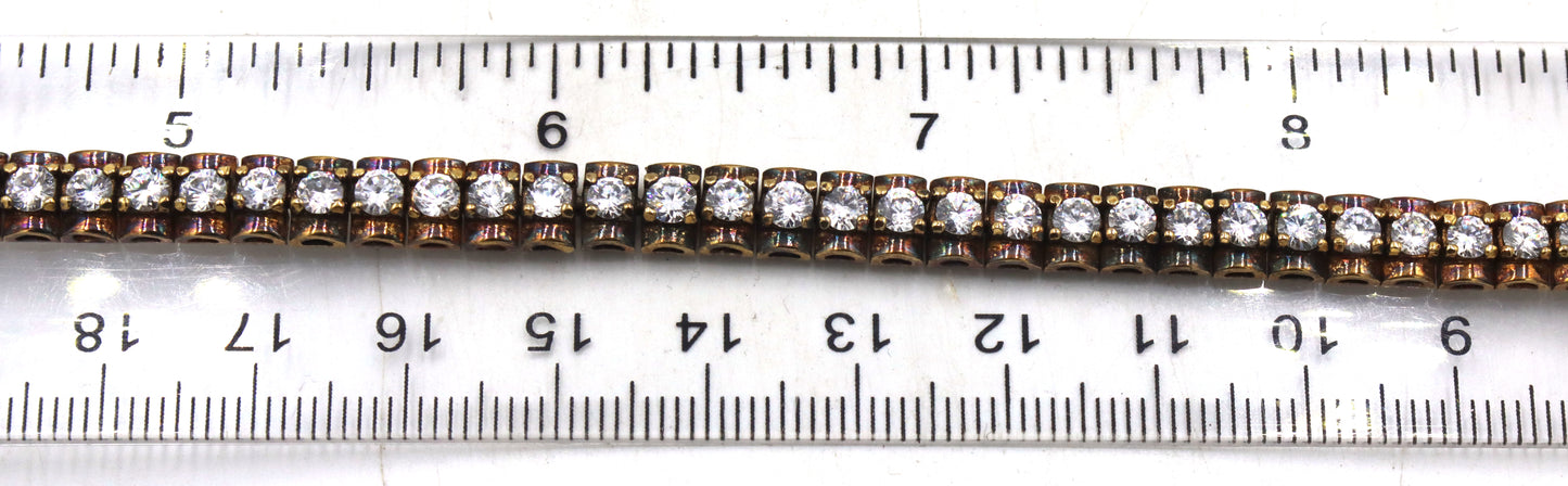 Group of 4 vintage 925 sterling silver bracelets