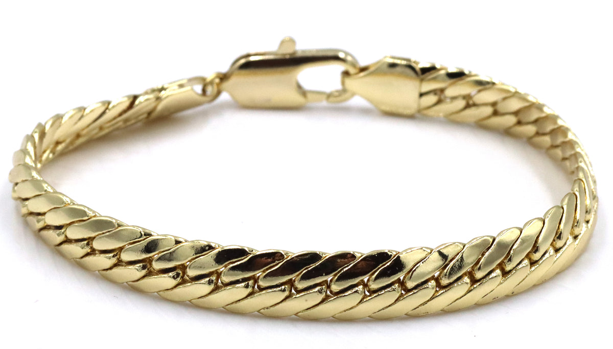 Stainless steel Cuban link bracelet