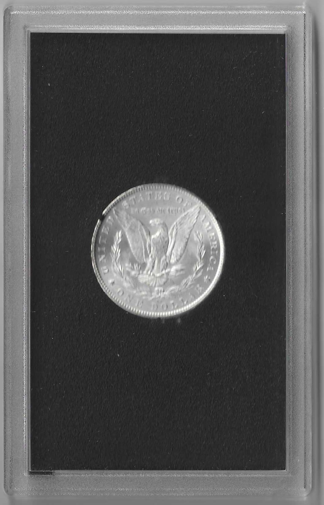 1884-CC Morgan Silver Dollar Uncirculated GSA Carson City Hoard Holder with Original Packaging