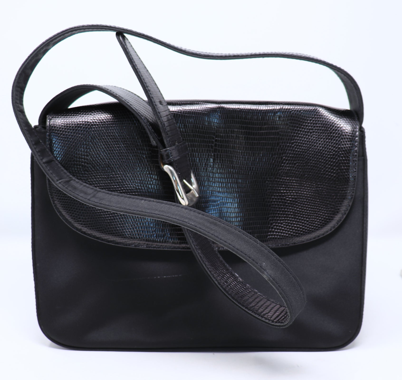 Preowned Talbots Black Fabric purse