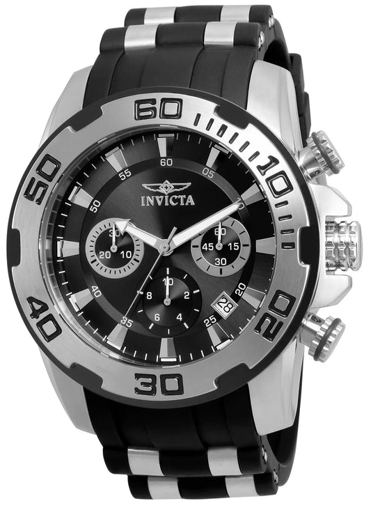 Invicta Men's Pro Diver Quartz Chronograph Black Dial Watch