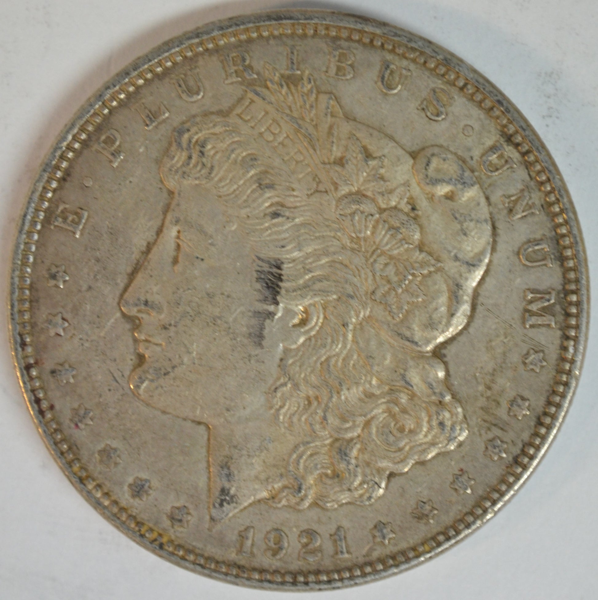 1921 Morgan Silver Dollar Philadelphia Mint Better Circulated Example