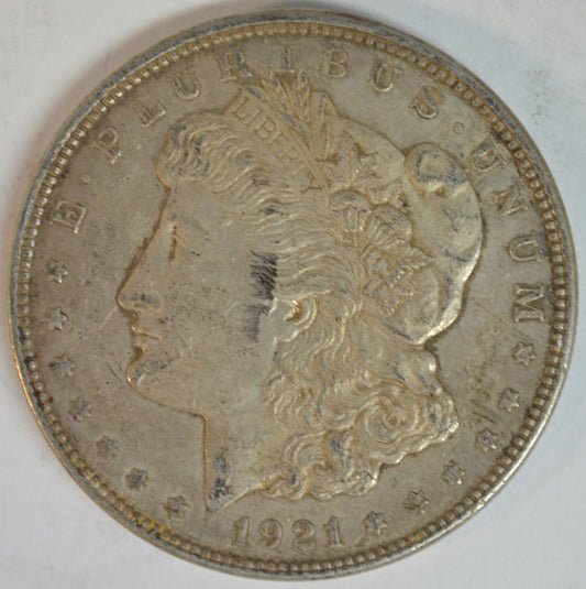 1921 Morgan Silver Dollar Philadelphia Mint Better Circulated Example
