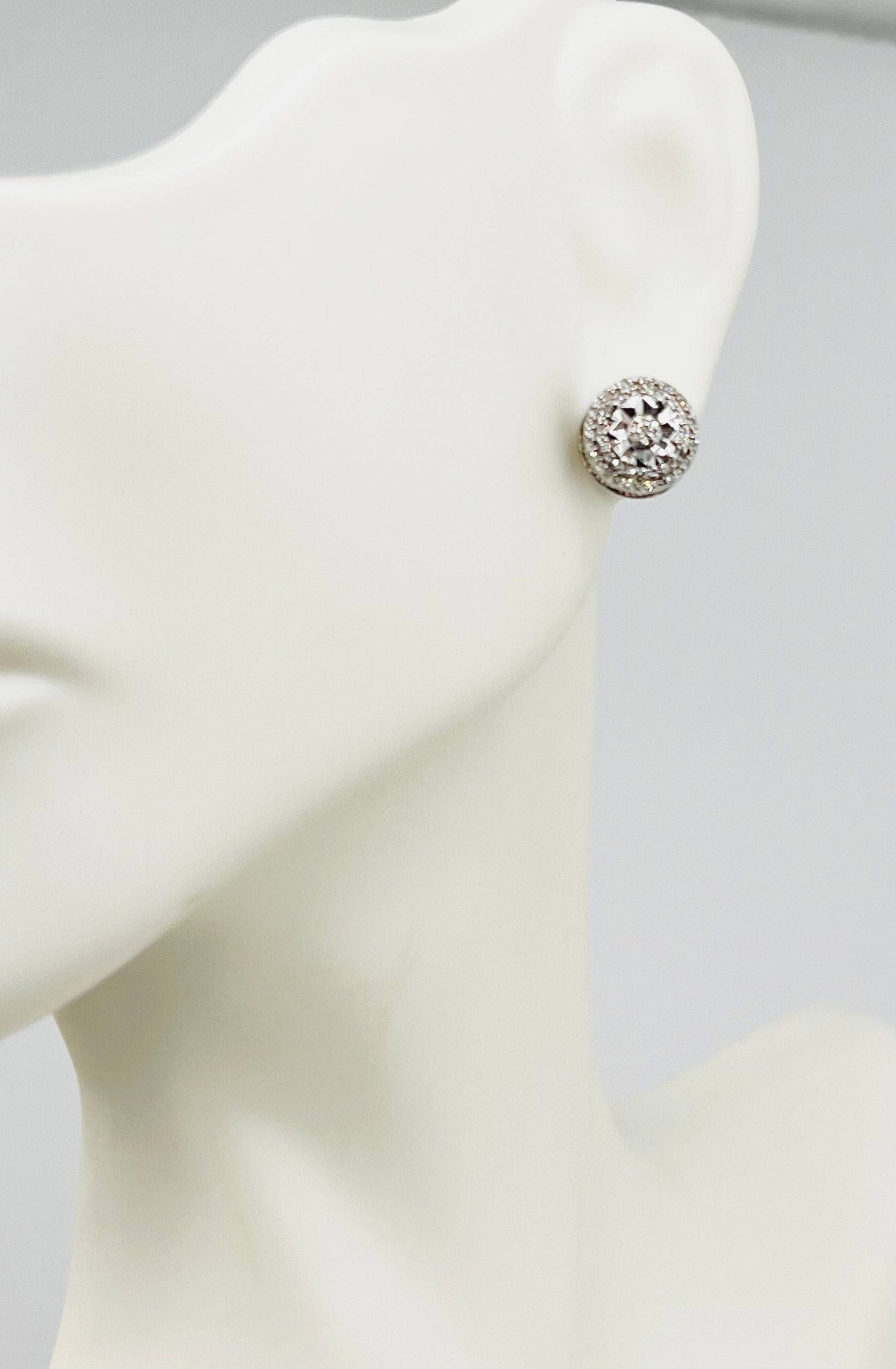 925 Sterling Silver Three pair Of Earrings Lot