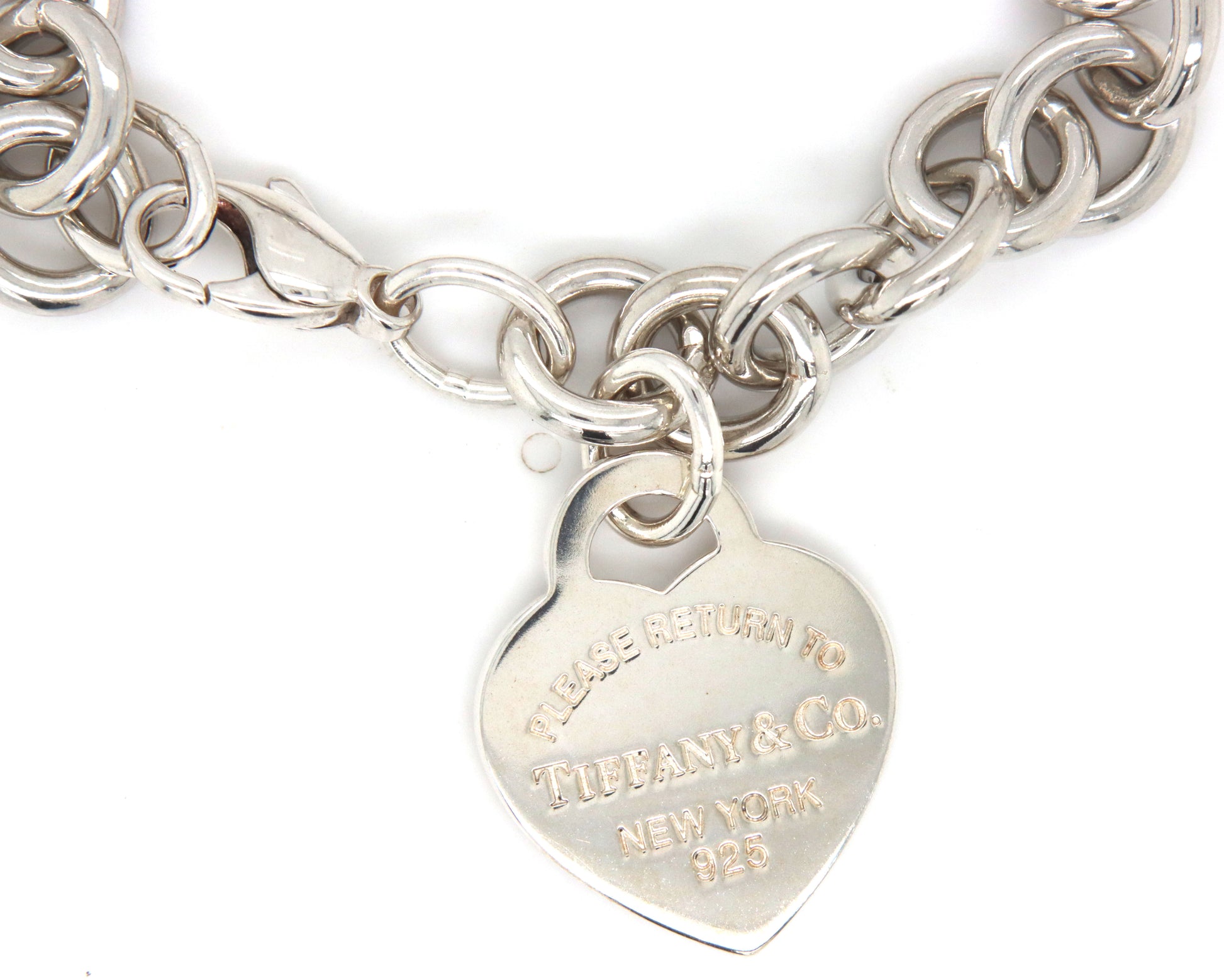 Tiffany & Co return to Tiffany heart shaped tag bracelet