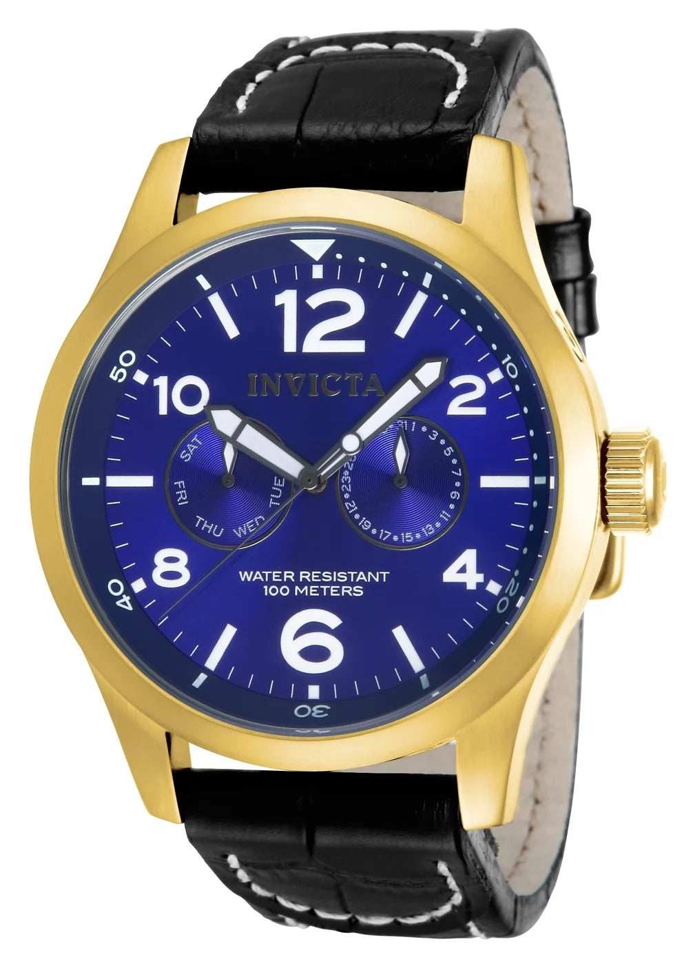 Invicta Men's 12173 Specialty Quartz 3 Hand Blue Dial Watch