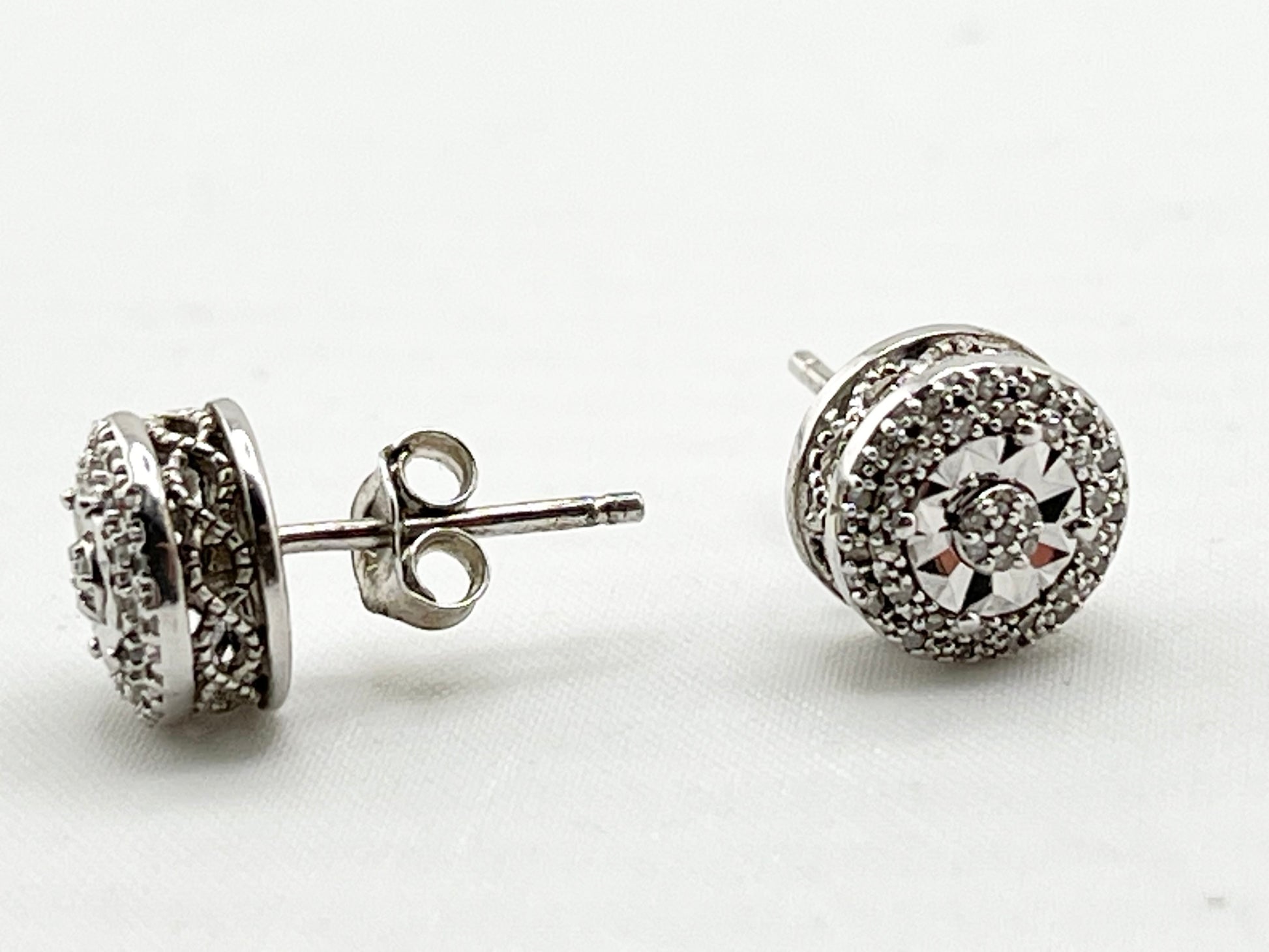 925 Sterling Silver Three pair Of Earrings Lot