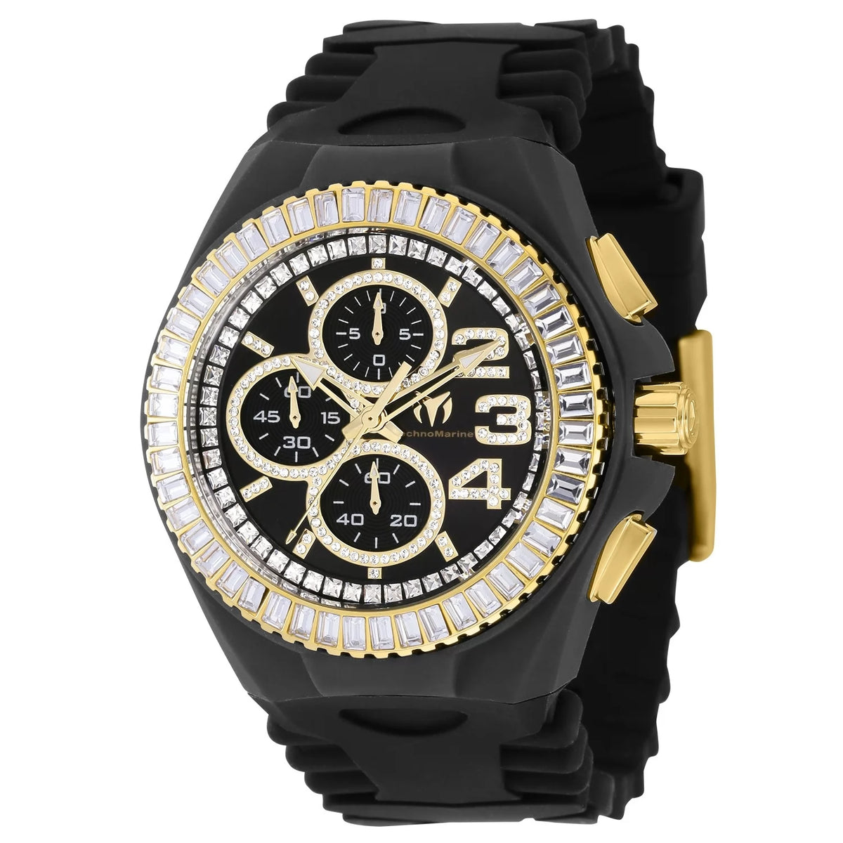Technomarine Men's Cruise JellyFish Quartz Black Dial Watch