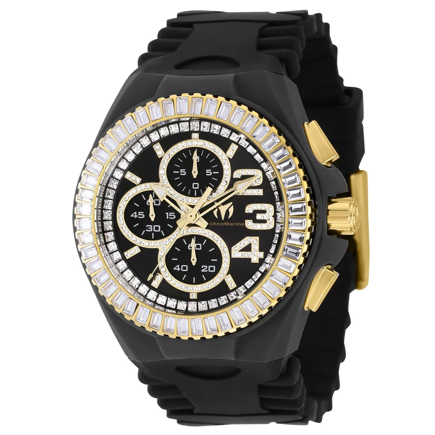 Technomarine Men's Cruise JellyFish Quartz Black Dial Watch