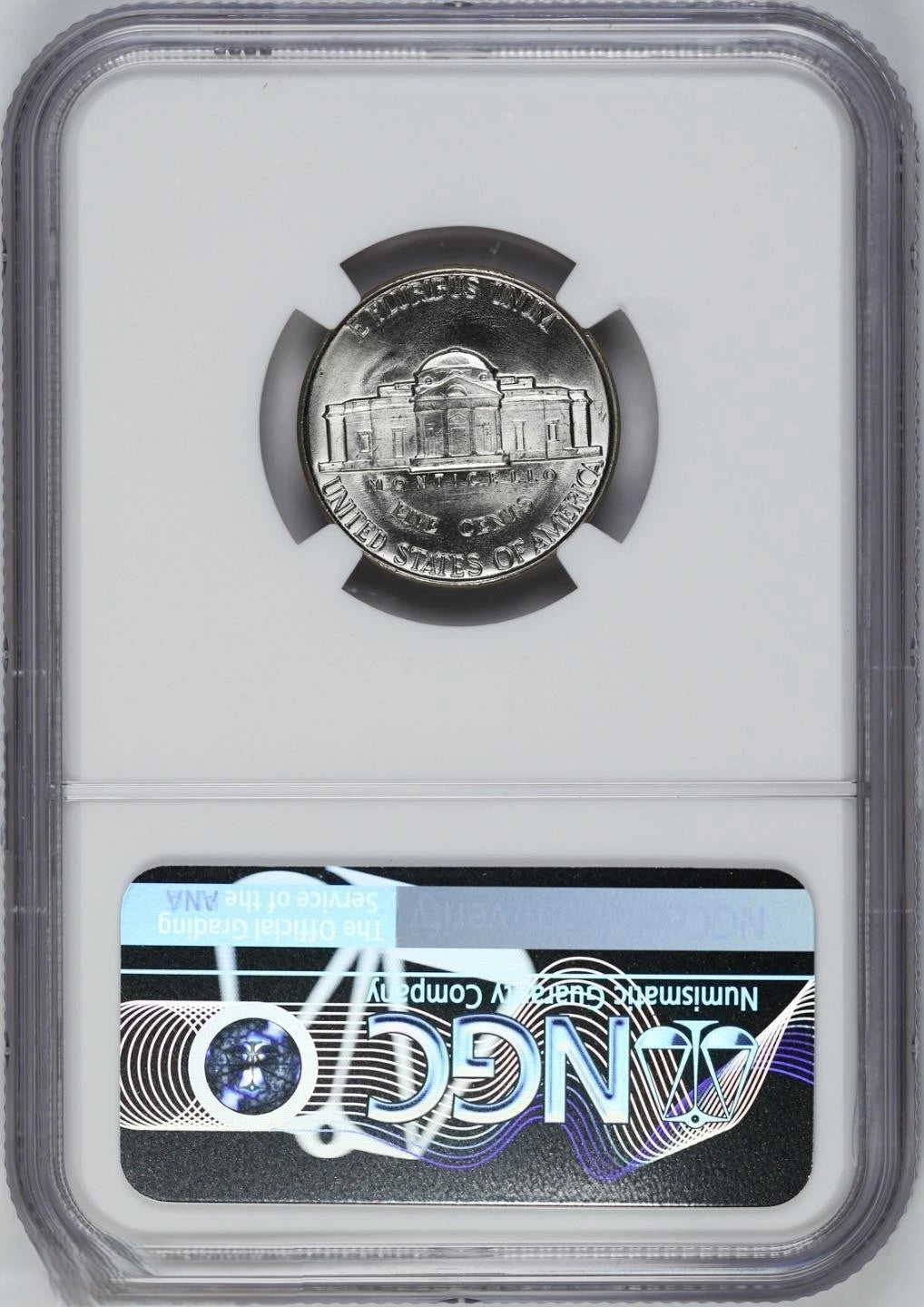1939 Jefferson Nickel NGC MS66 Reverse of 1940 Variety (Rev. of '40) GEM BU White