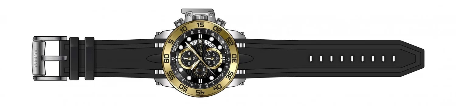 Invicta Men's I-Force Quartz Multifunction Black Dial Watch