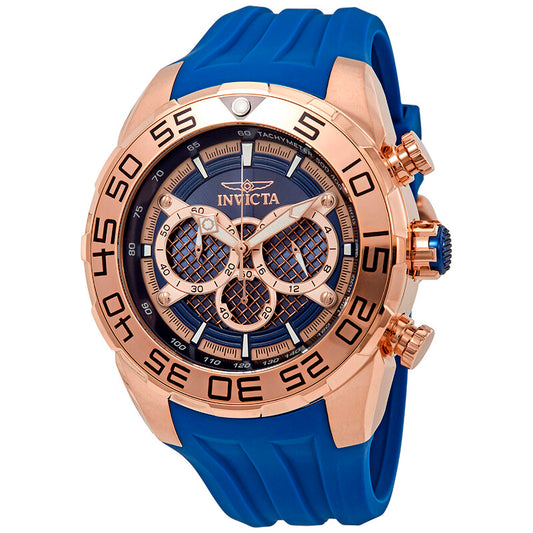 Invicta Speedway Chronograph Blue Dial Men's Sport Watch