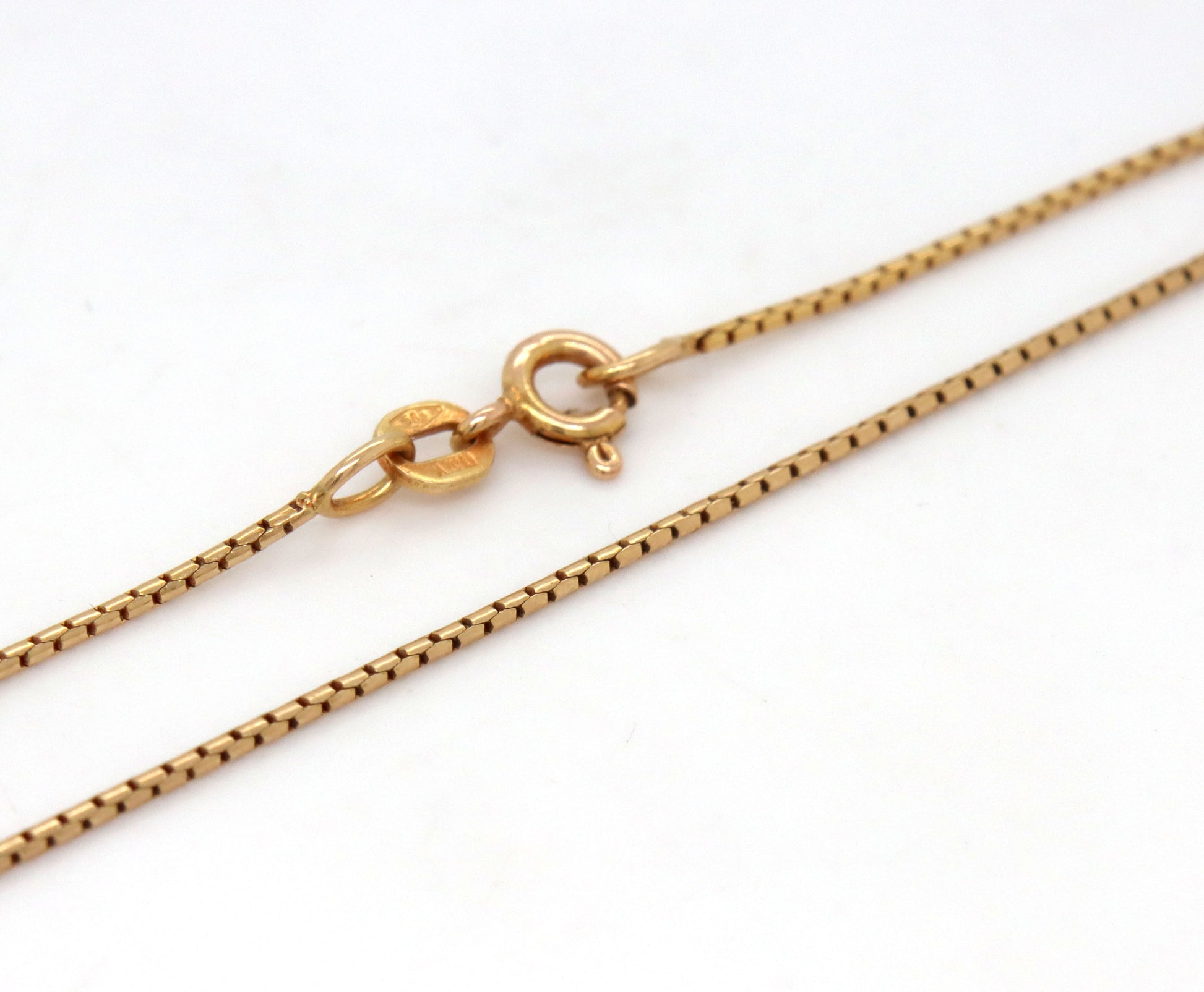 Italian 14kt Yellow gold chain necklace