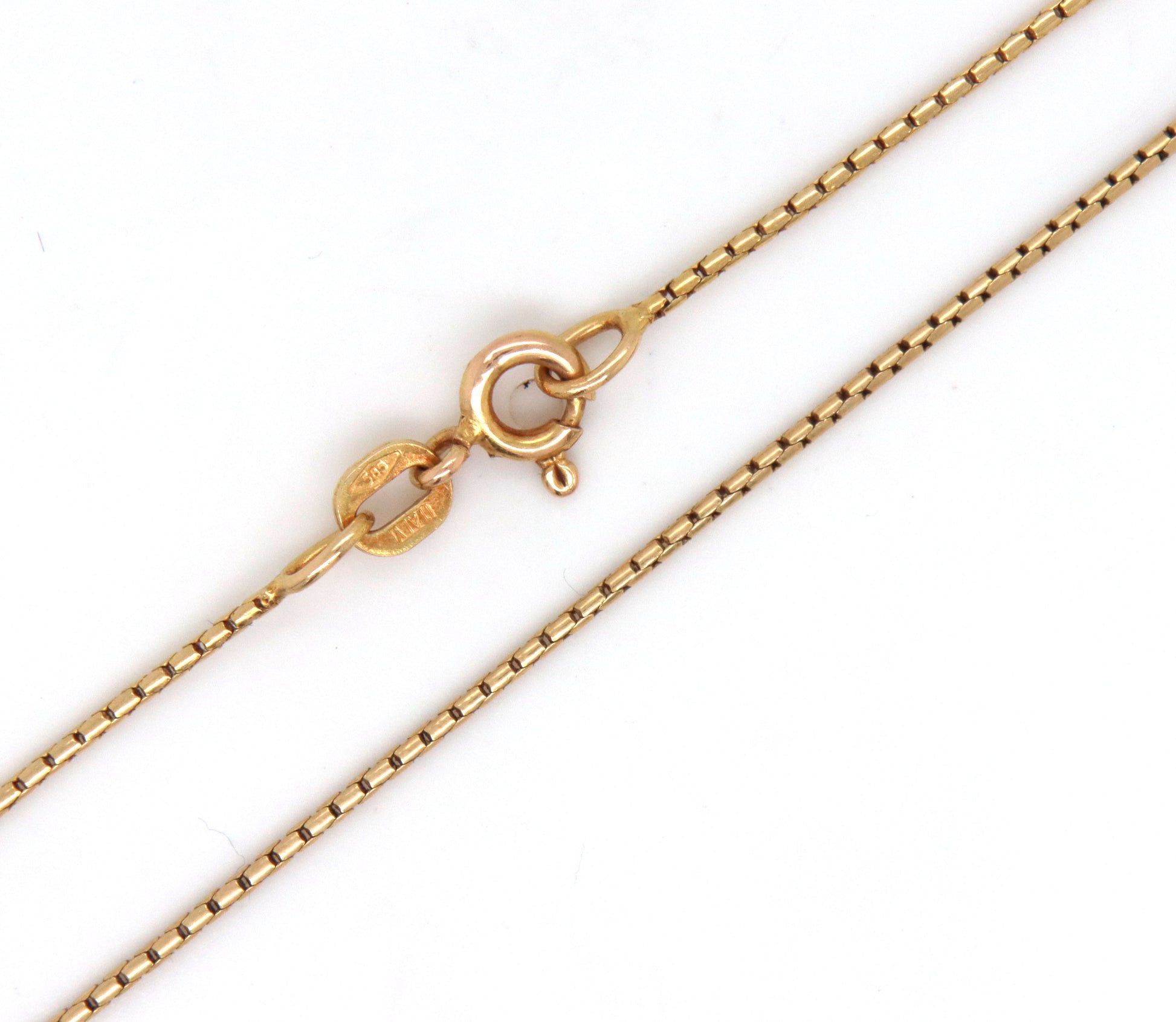 Italian 14kt Yellow gold chain necklace