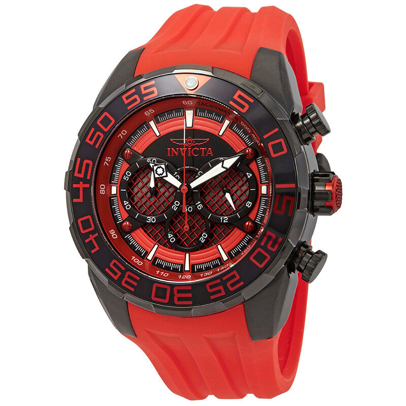 Invicta Speedway Chronograph GMT Black Dial Men's Sport Watch