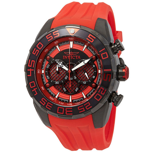 Invicta Speedway Chronograph GMT Black Dial Men's Sport Watch