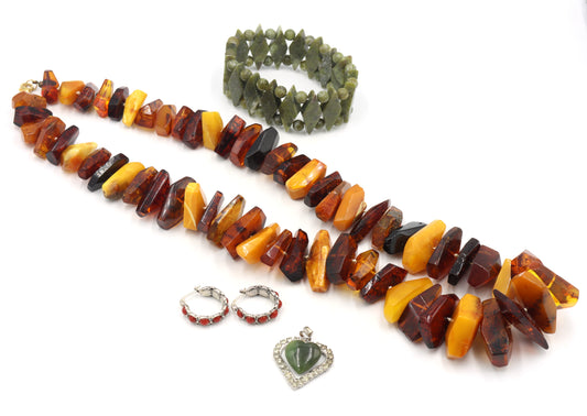 Lot of gemstone mixed Jewelry
