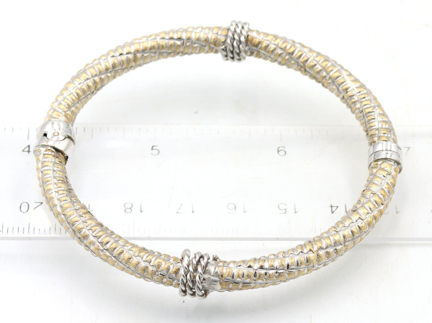 Group lot of 3 vintage 925 sterling silver bracelets