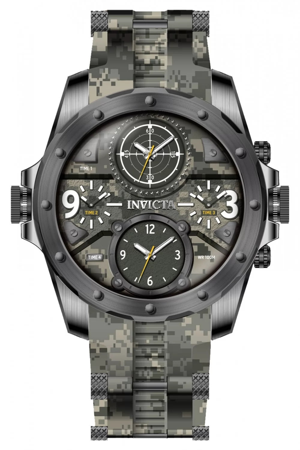 Invicta Men's Coalition Forces Quartz PC20S Camouflage Dial Watch