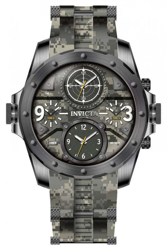 Invicta Men's Coalition Forces Quartz PC20S Camouflage Dial Watch