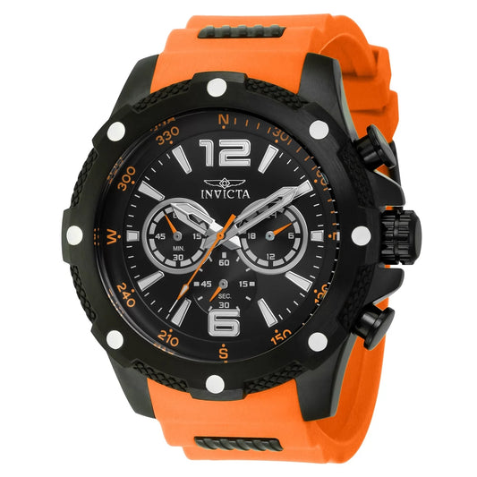 Invicta Men's 43002 I-Force Quartz VX9J Black Dial Watch