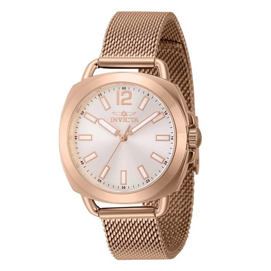 Invicta Women's 46339 Wildflower Quartz 3 Hand Silver Dial Watch