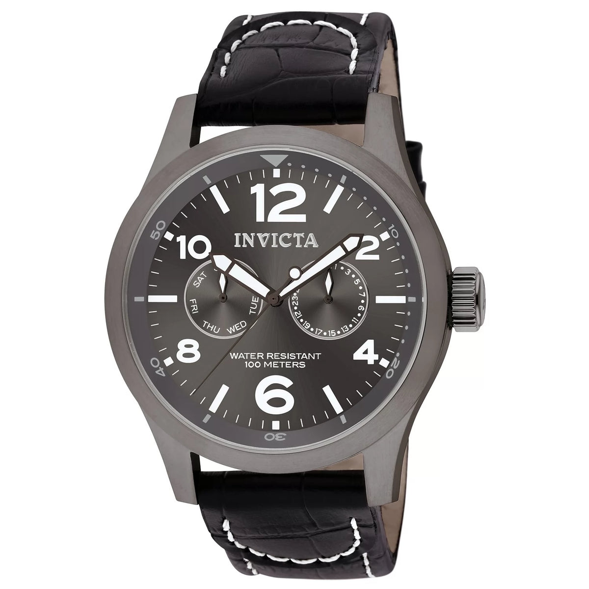 Invicta Men's 10492 I-Force Quartz Multifunction Charcoal Dial Watch