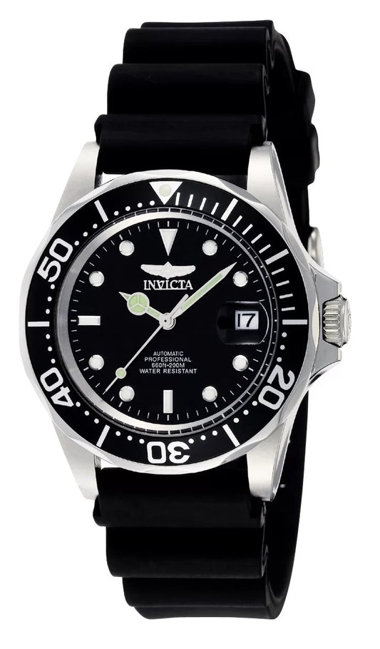 Invicta Men's 9110 Pro Diver Automatic 3 Hand Black Dial Watch