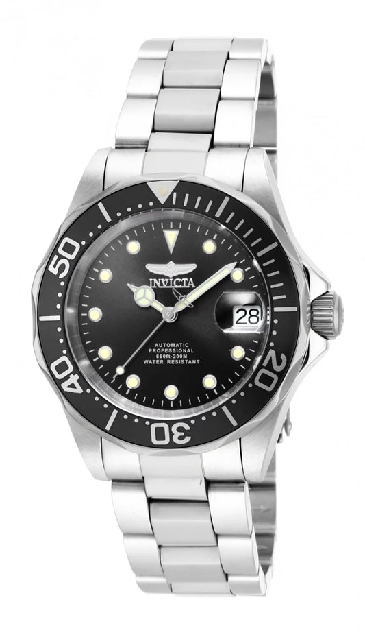 Invicta Men's 17039 Pro Diver Automatic 3 Hand Black Dial Watch